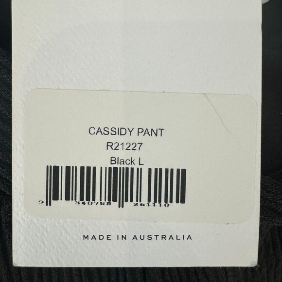 NWT* Rumer Cassidy Black Ribbed Pant - Women's Large - Picture 3 of 6